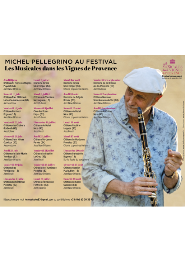 Michel Pellegrino Les Musicales dans les Vignes de Provence